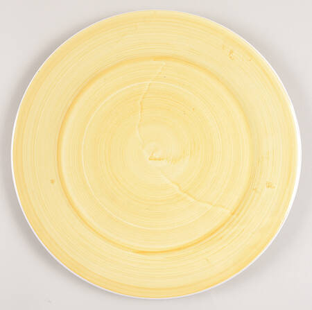 Solids Brush Yellow Service Plate (Charger)