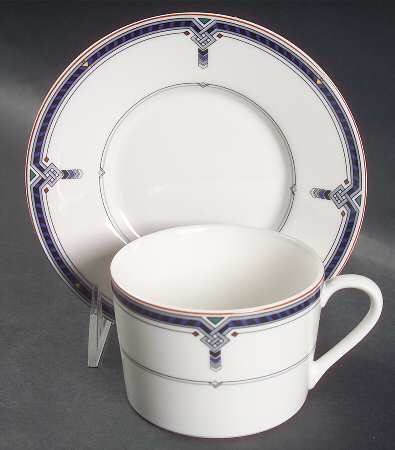 Trafalgar Flat Cup & Saucer Set
