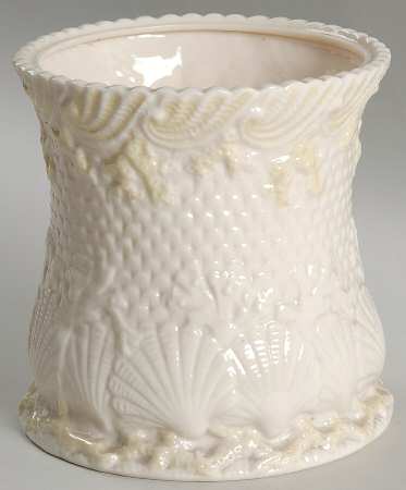 New Shell Yellow Biscuit Barrel No Lid