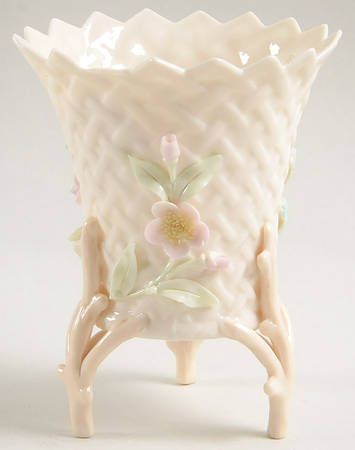 Vases 5'' Flowered Spill Vase