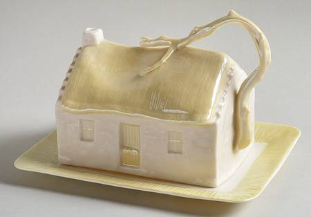 Cottage Cheese Dishes Figural Cheese Dish & Lid