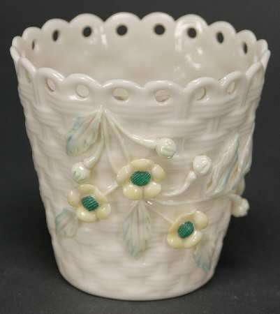 Vases 3'' Pierced Flowered Spill Vase