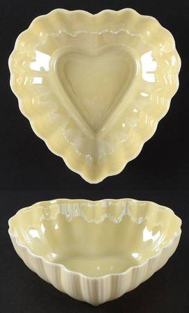 Leaf, Shell & Heart Shaped Plates 5'' Heart Shaped Bowl