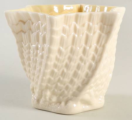 Limpet Yellow 4" Hexagonal Flower Pot