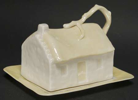 Cottage Cheese Dishes Figural Cheese Dish & Lid