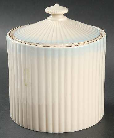 Candy and Cookie Jars Fluted Biscuit Barrel & Lid