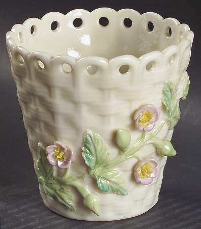 Vases 3'' Pierced Flowered Spill Vase