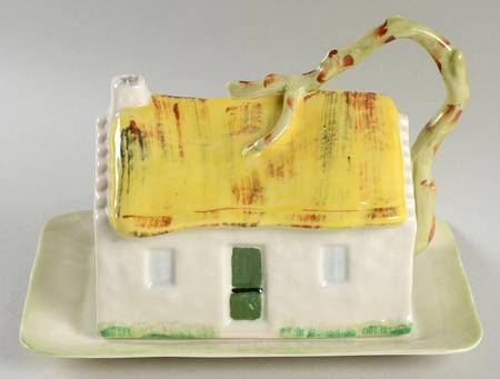 Cottage Cheese Dishes Figural Cheese Dish & Lid