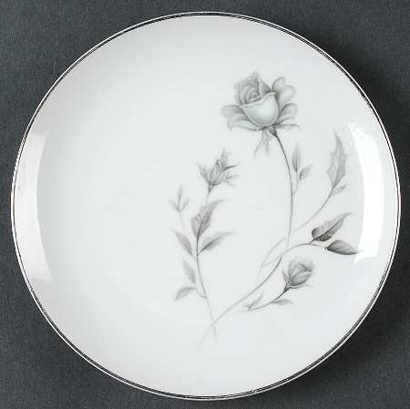 Eternal Rose Bread & Butter Plate by Coreling