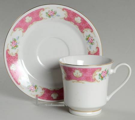 CX76 Footed Cup & Saucer Set