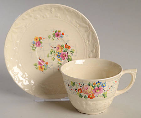 CRO125 Flat Cup & Saucer Set