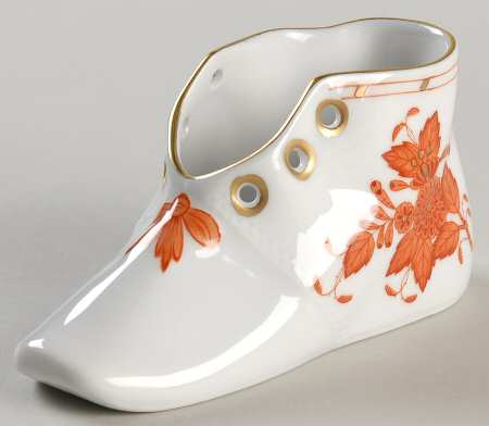 Chinese Bouquet Rust (AOG) Baby Shoe