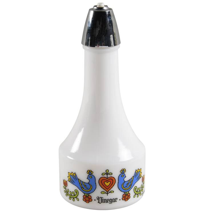Country Festival Vinegar Cruet/Shaker with Plastic Lid
