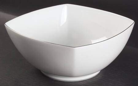 Prelude Platinum (Trim & Verge) 9" Salad Serving Bowl