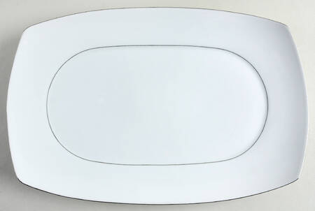 Prelude Platinum (Trim & Verge) 16" Oval Serving Platter