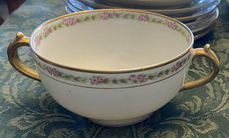 CHF404 Flat Cream Soup Bowl & Saucer Set