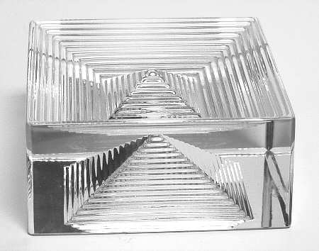 Pyramid Square Ashtray