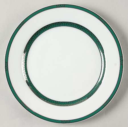 Talisman Platinum Green Salad/Dessert Plate