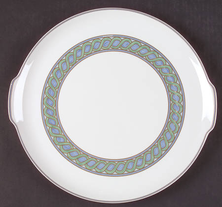 Torsada Handled Cake Plate