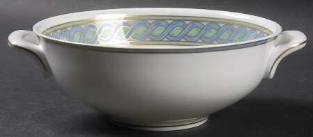 Torsada Footed Cream Soup Bowl
