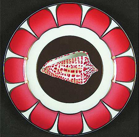Coquilles Des Mers Dessert/Pie Plate