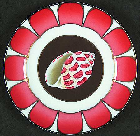 Coquilles Des Mers Dessert/Pie Plate
