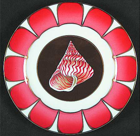 Coquilles Des Mers Dessert/Pie Plate
