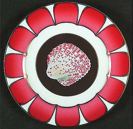 Coquilles Des Mers Dessert/Pie Plate