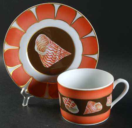 Coquilles Des Mers Breakfast Cup & Saucer Set