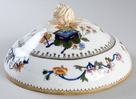 Flower Pot (Filigree) Lid for Round Vegetable