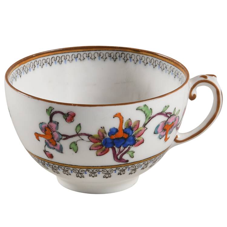 Flower Pot (Filigree) Flat Cup