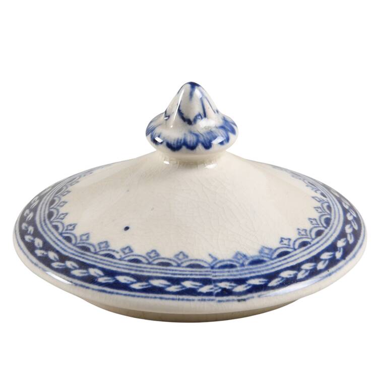 Albion Blue Lid for Sugar Bowl