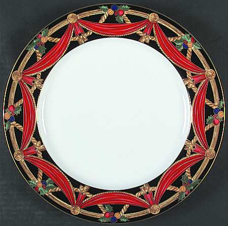 Holiday Swag Service Plate (Charger)
