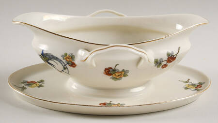 CIM27 Gravy Boat with Attached Underplate