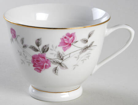 Rose Hebi (Gold Trim) Footed Cup