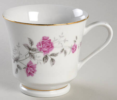 Rose Hebi (Gold Trim) Footed Cup