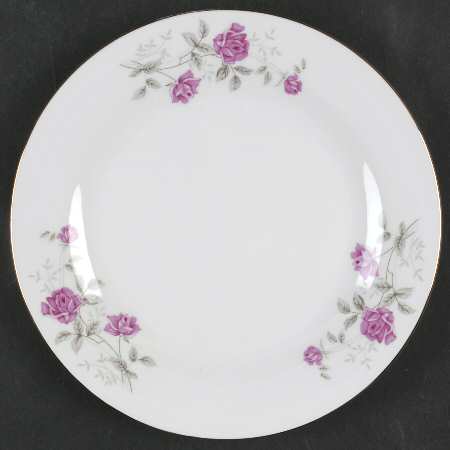 Rose Hebi (Gold Trim) Salad Plate