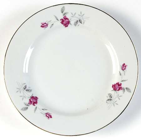 Rose Hebi (Gold Trim) Salad Plate