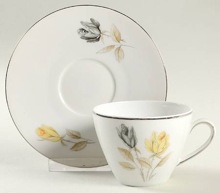 Spring Romance Flat Cup & Saucer Set