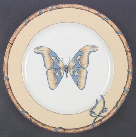 Butterfly Bamboo Salad/Dessert Plate
