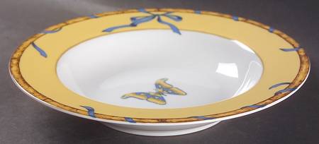 Butterfly Bamboo Large Rim Soup Bowl