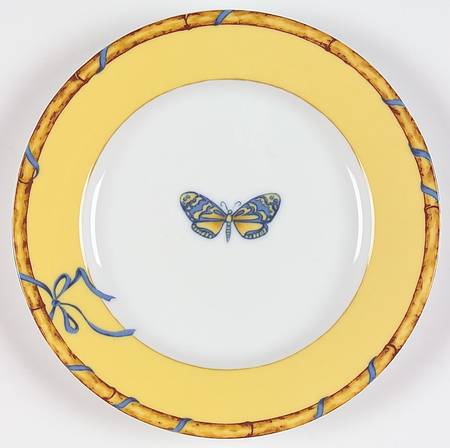 Butterfly Bamboo Bread & Butter Plate