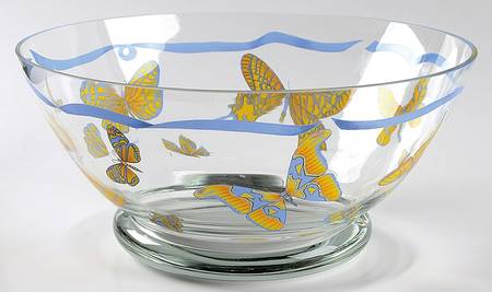 Butterfly Bamboo Large Glassware Salad Bowl