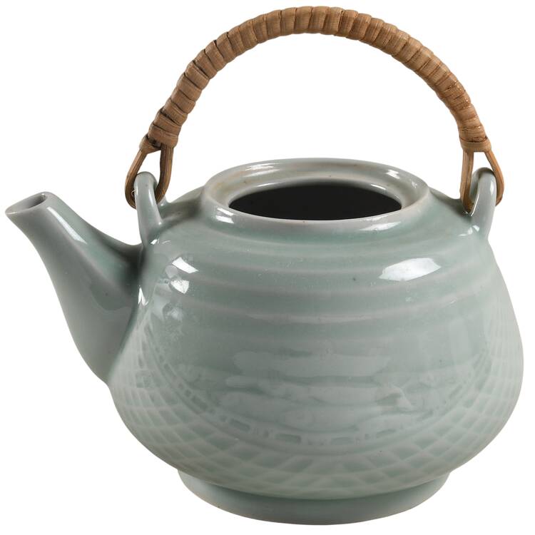 Celadon Koi Fish Teapot No Lid