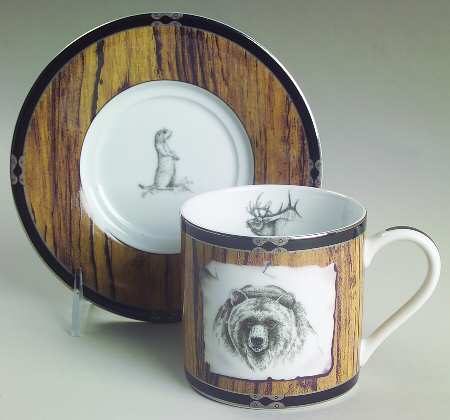 American Pages Mug & Saucer Set