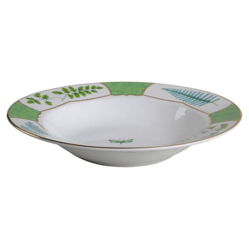 Fern Fantasy Large Rim Soup Bowl