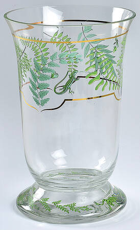 Fern Fantasy Glassware Hurricane Lamp/Vase
