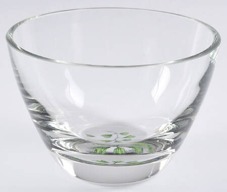 Fern Fantasy Glassware Chip and Dip, Bowl Only