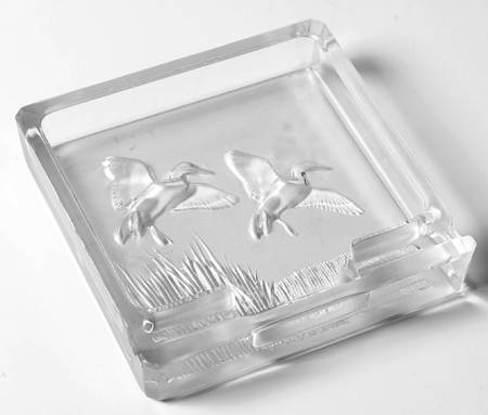 Wild Game Birds 4" Glassware Ashtray