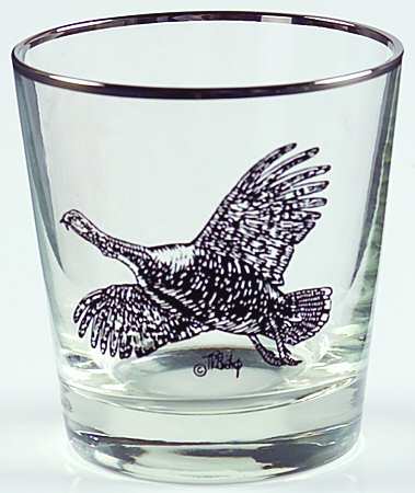 Wild Game Birds 8 Oz Glassware Old Fashioned